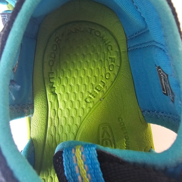 KEEN Newport H2 Water Sandal Black Teal Green Toddler Boy 2 Outdoor - Picture 7 of 9